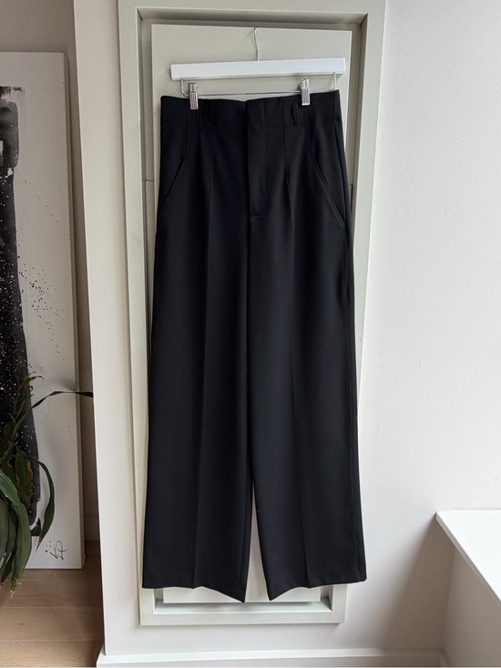 Zara Pants - Zara Black Wide-Leg Trousers